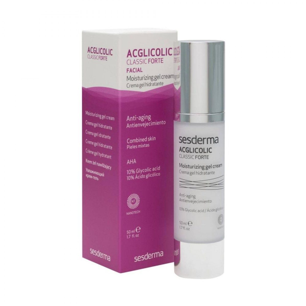 acglicolic classic crema gel hidratante forte 50 ml sesderma