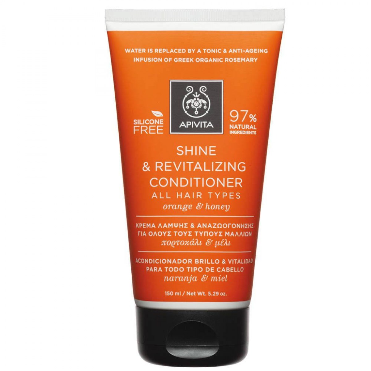 apivita acondicionador brillo y vitalidad 150 ml