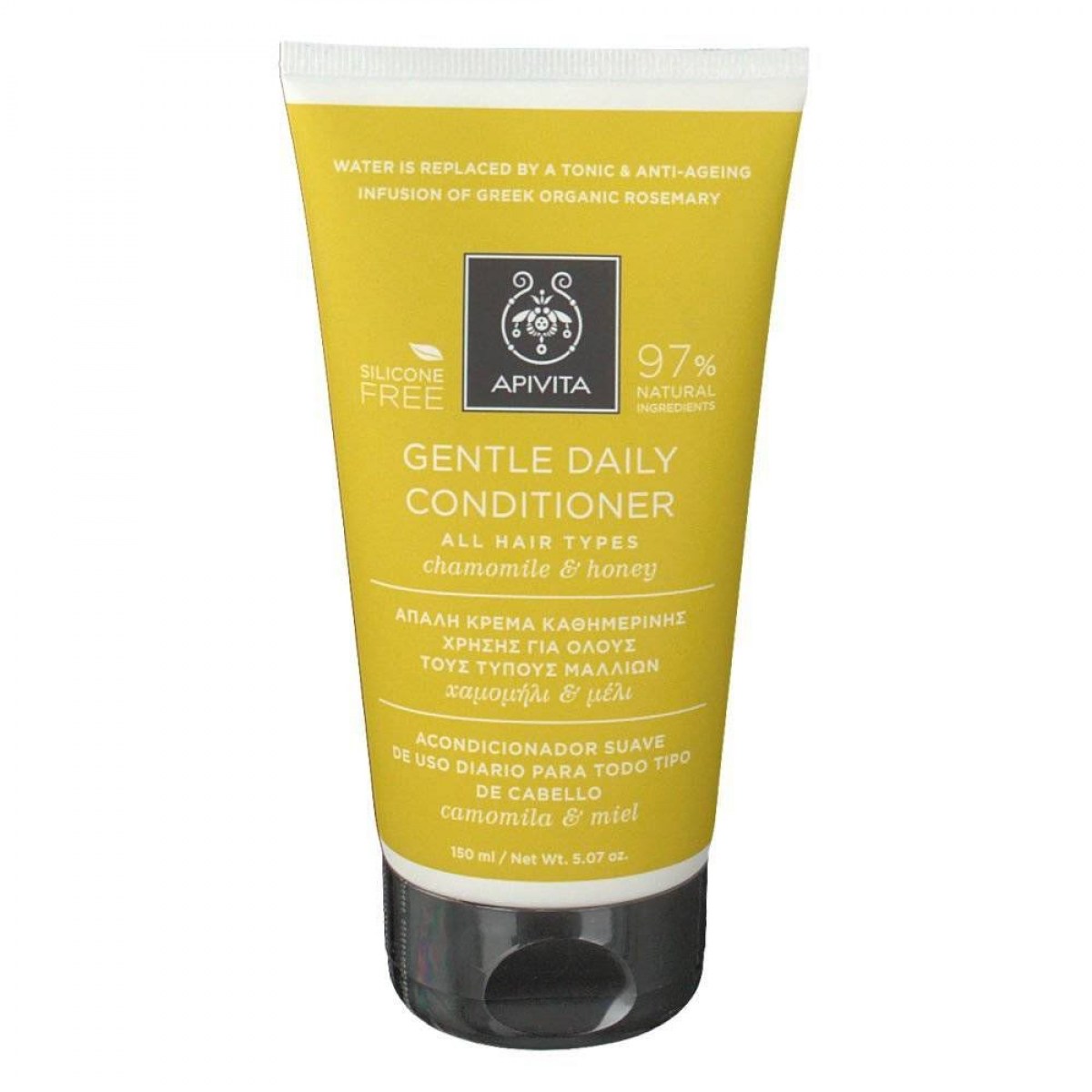apivita acondicionador suave uso diario 150 ml