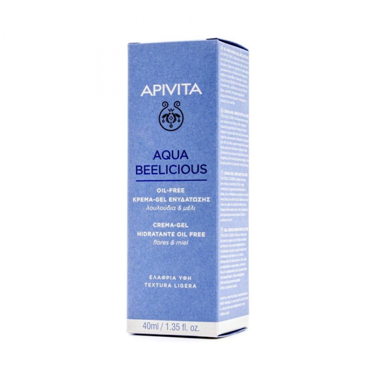 apivita aqua beelicious crema gel mixta 40 ml