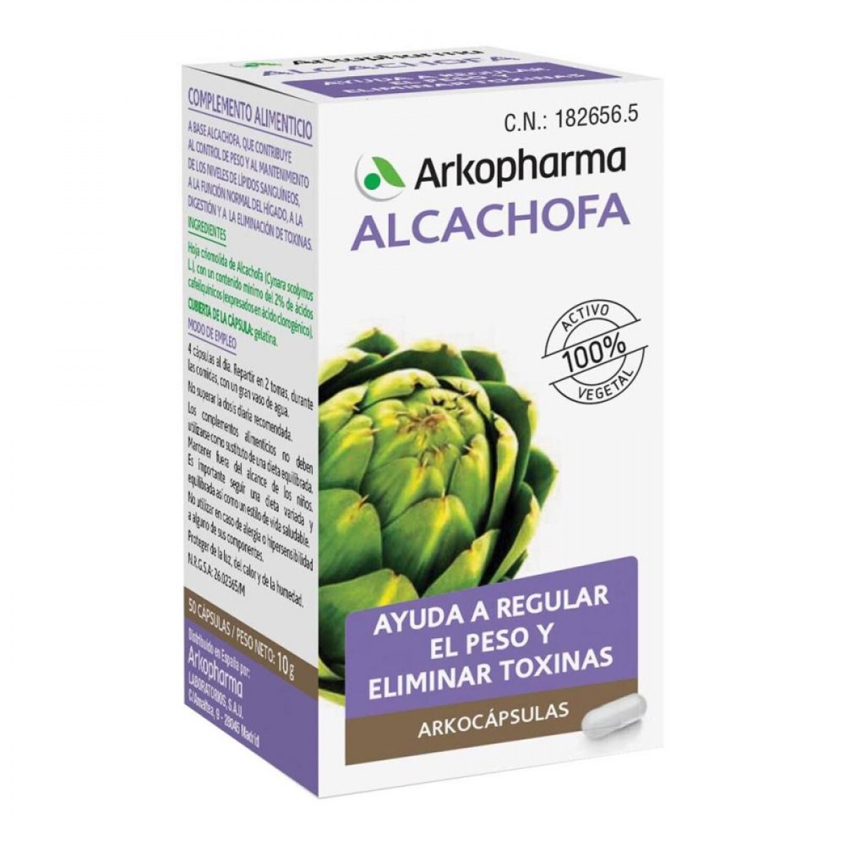 arkopharma alcachofa 100 capsulas