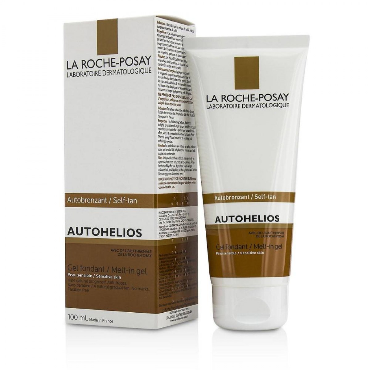 autohelios autobronceador la roche posay 100 ml gel crema