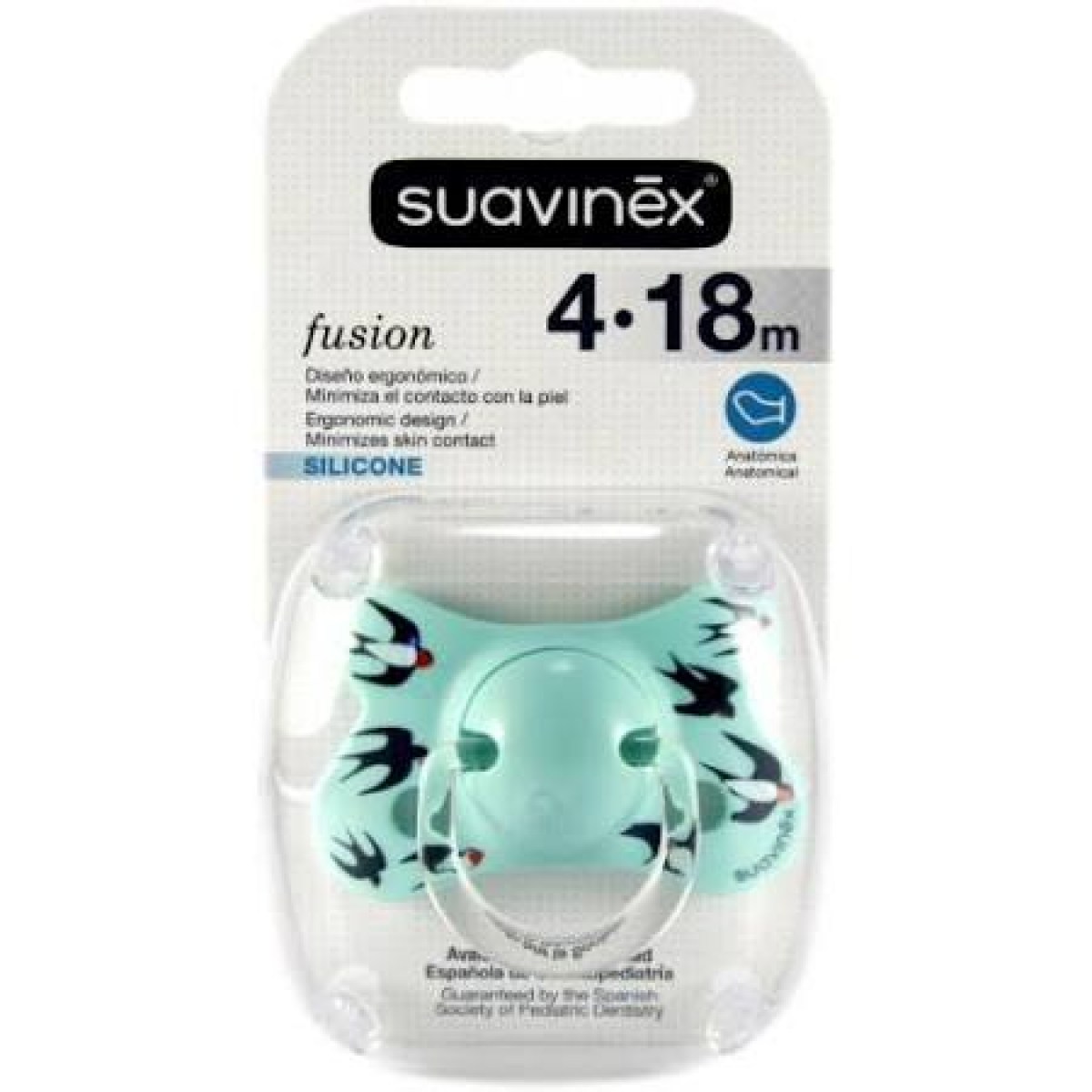 chupete fusion silicona anatomica 418m suavinex