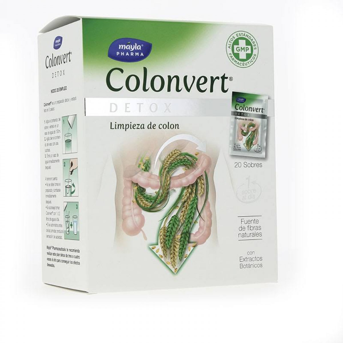 colonvert detox 20 sobres