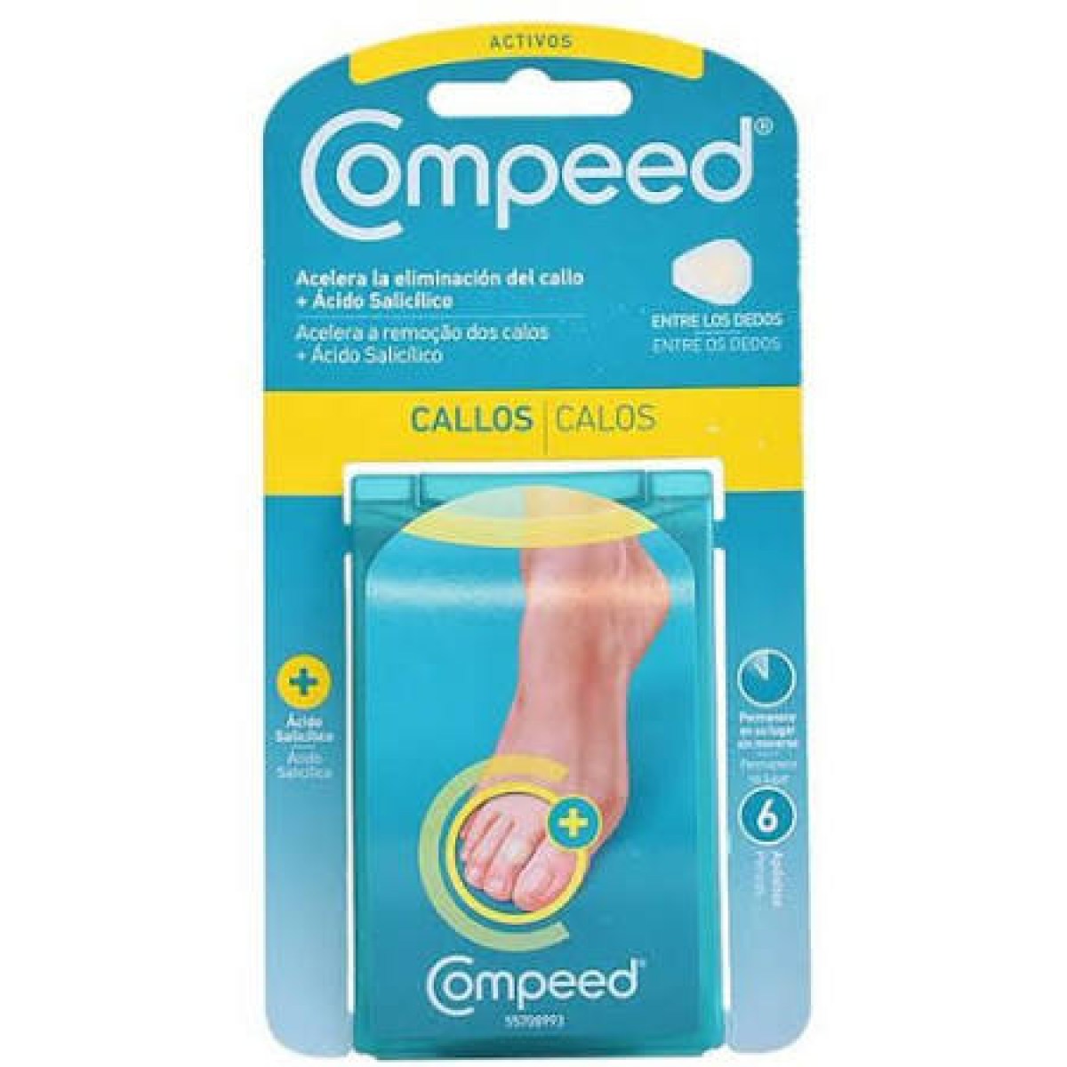 compeed callos entre dedos 6 apositos