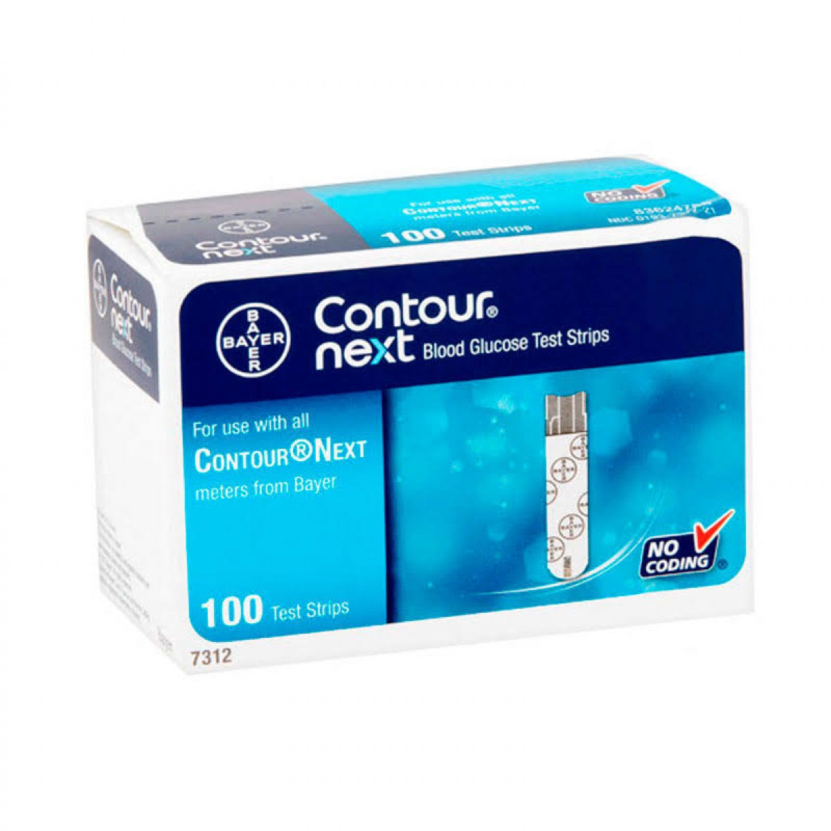 contour next tiras reactivas de glucosa en sangre 100 tiras