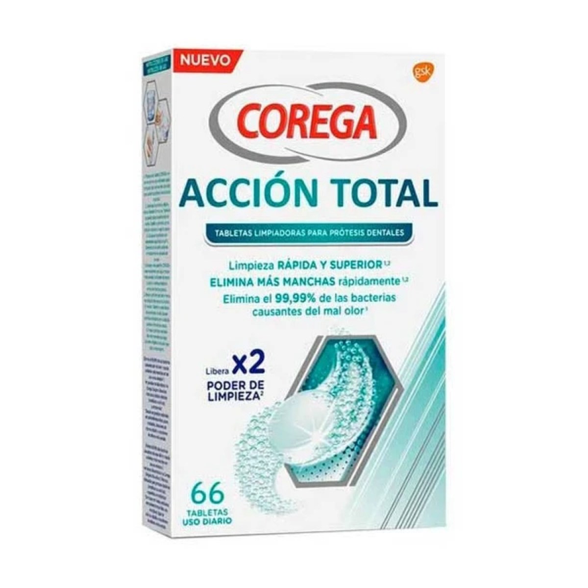 corega accion total limpiador limpieza protesis