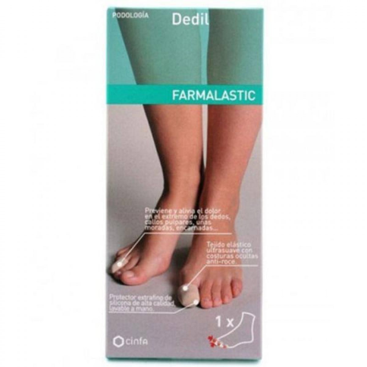 dedil silicona gel farmalastic 23 mm