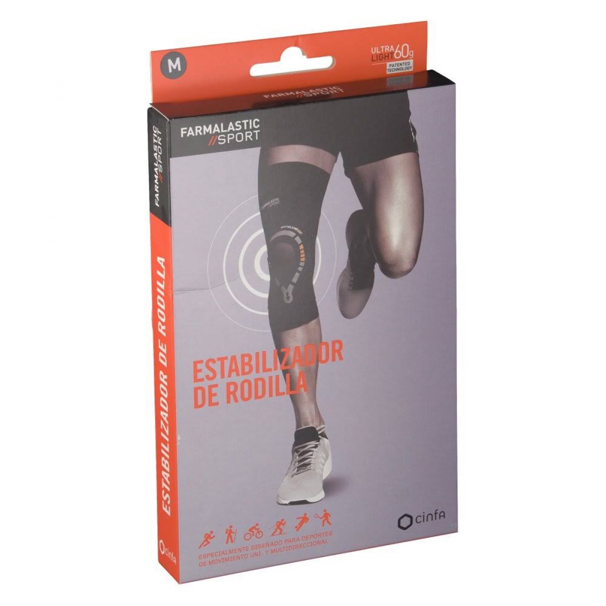 farmalastic sport estabilizador de rodilla t m