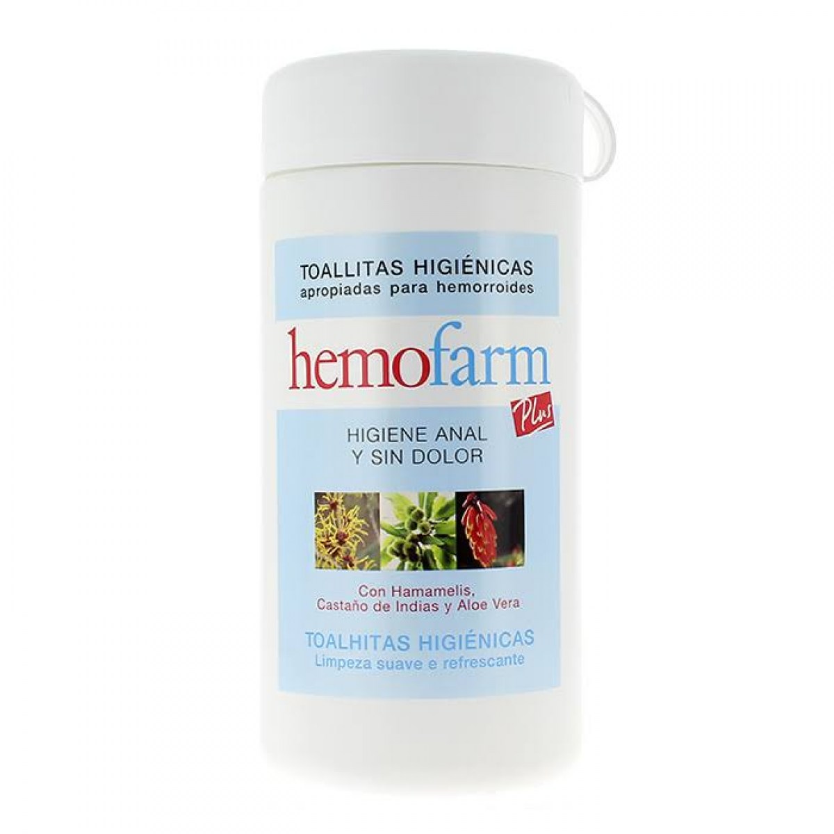 hemofarm plus 60 toallitas bote