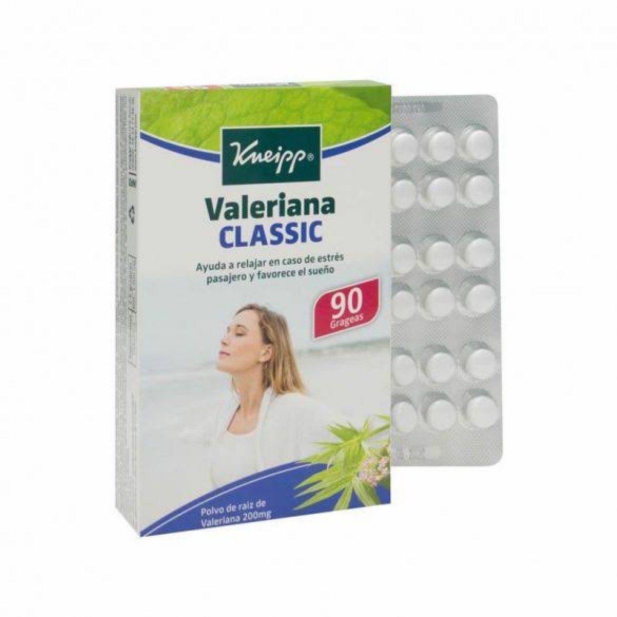 kneipp valeriana classic 90 grageas