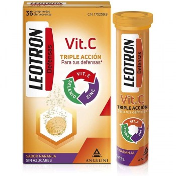 leotron vitamina c 36 comprimidos efervescentes