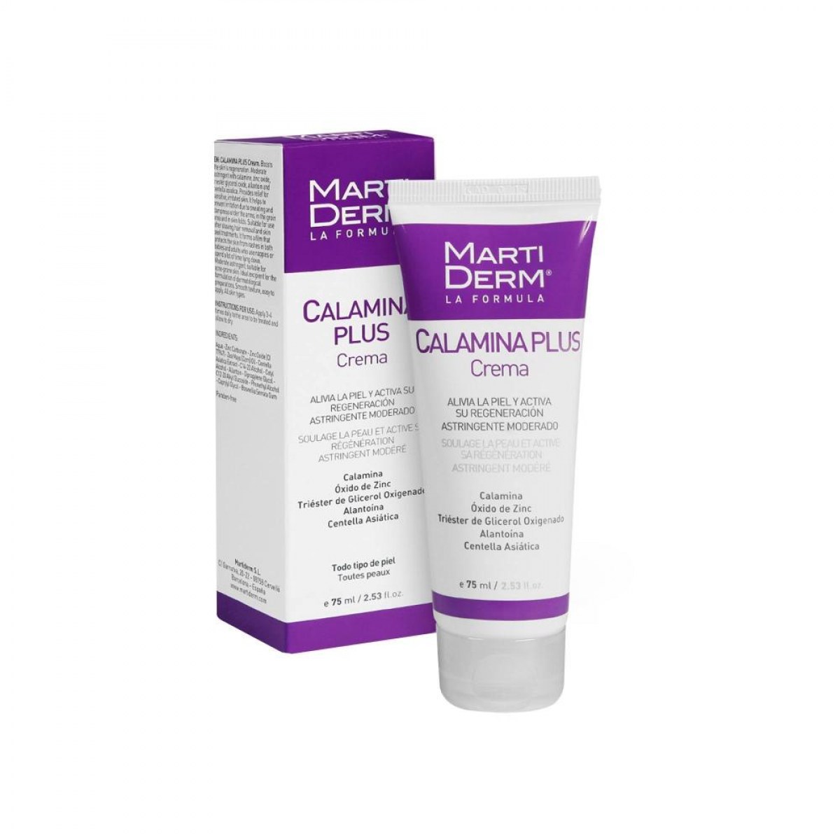 martiderm calamina plus crema 75 ml