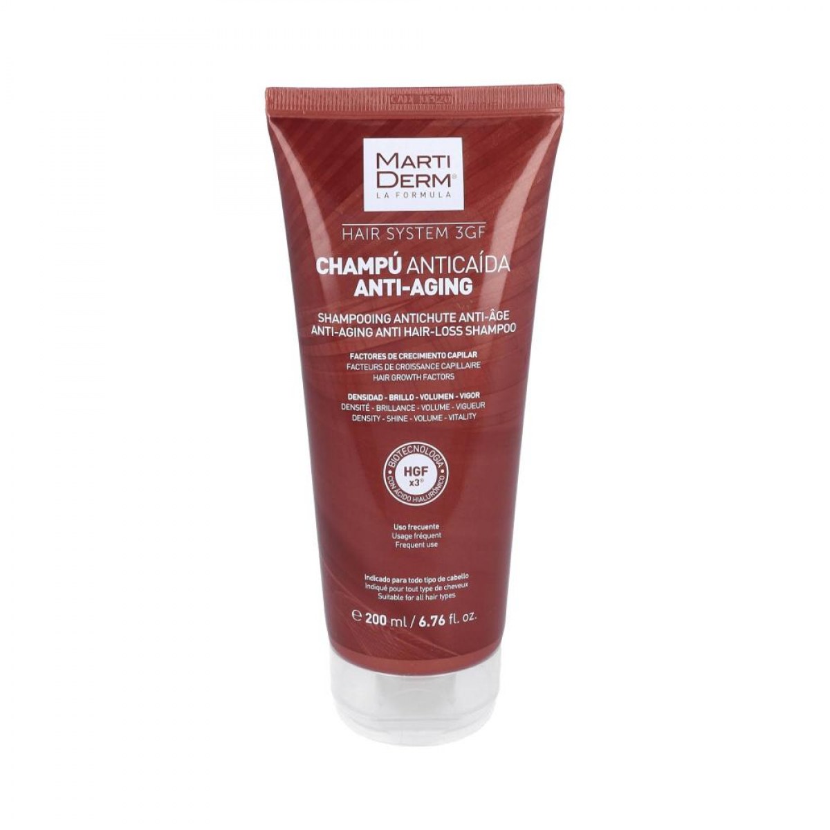 martiderm champu anticaida antiaging 200 ml