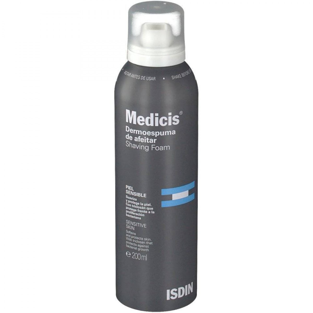 medicis dermoespuma de afeitar 200 ml isdin