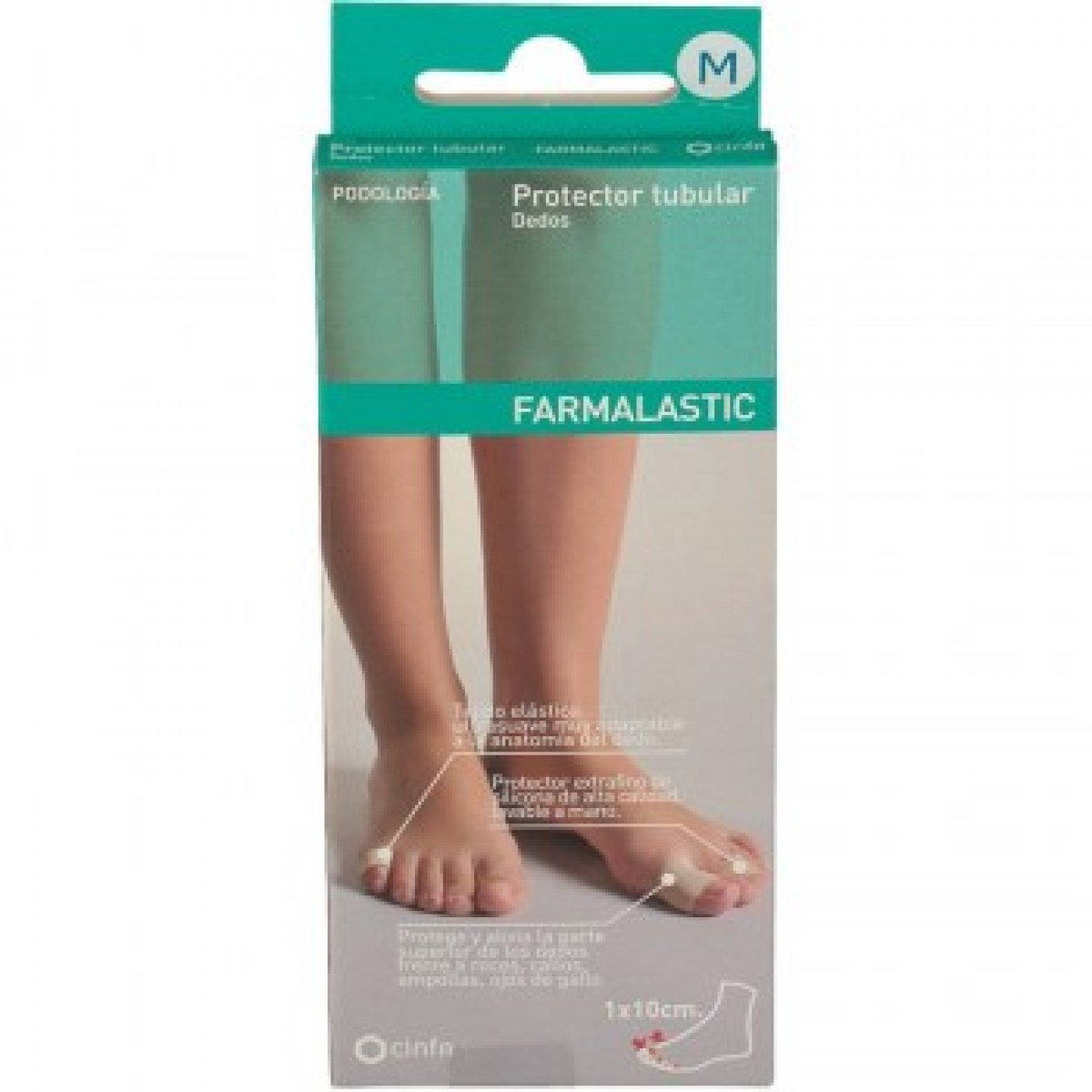 farmalastic protector tubular dedos