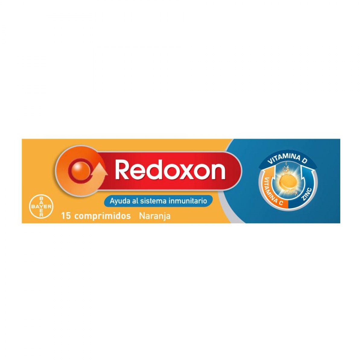 redoxon doble accion 15 comprimidos efervescentes naranja