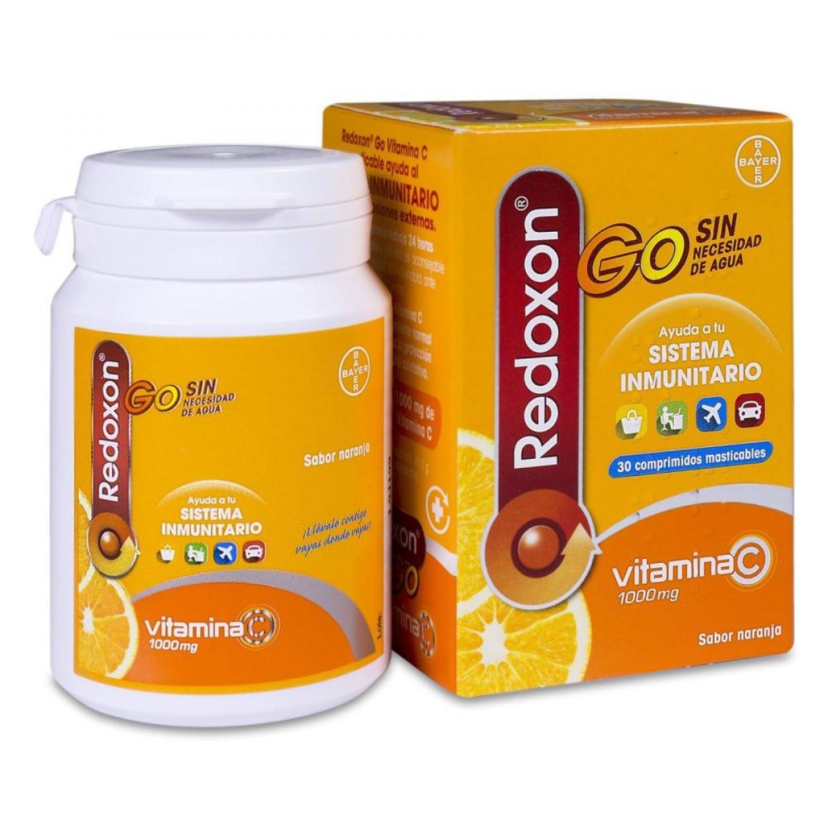 redoxon go 30 comp masticables
