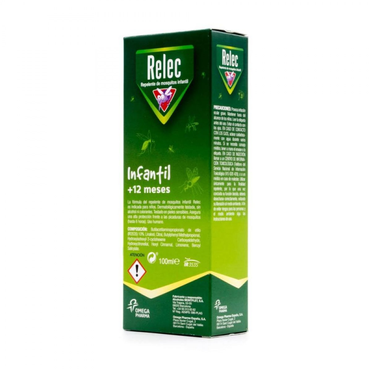 relec infantil 12 meses spray 100 ml