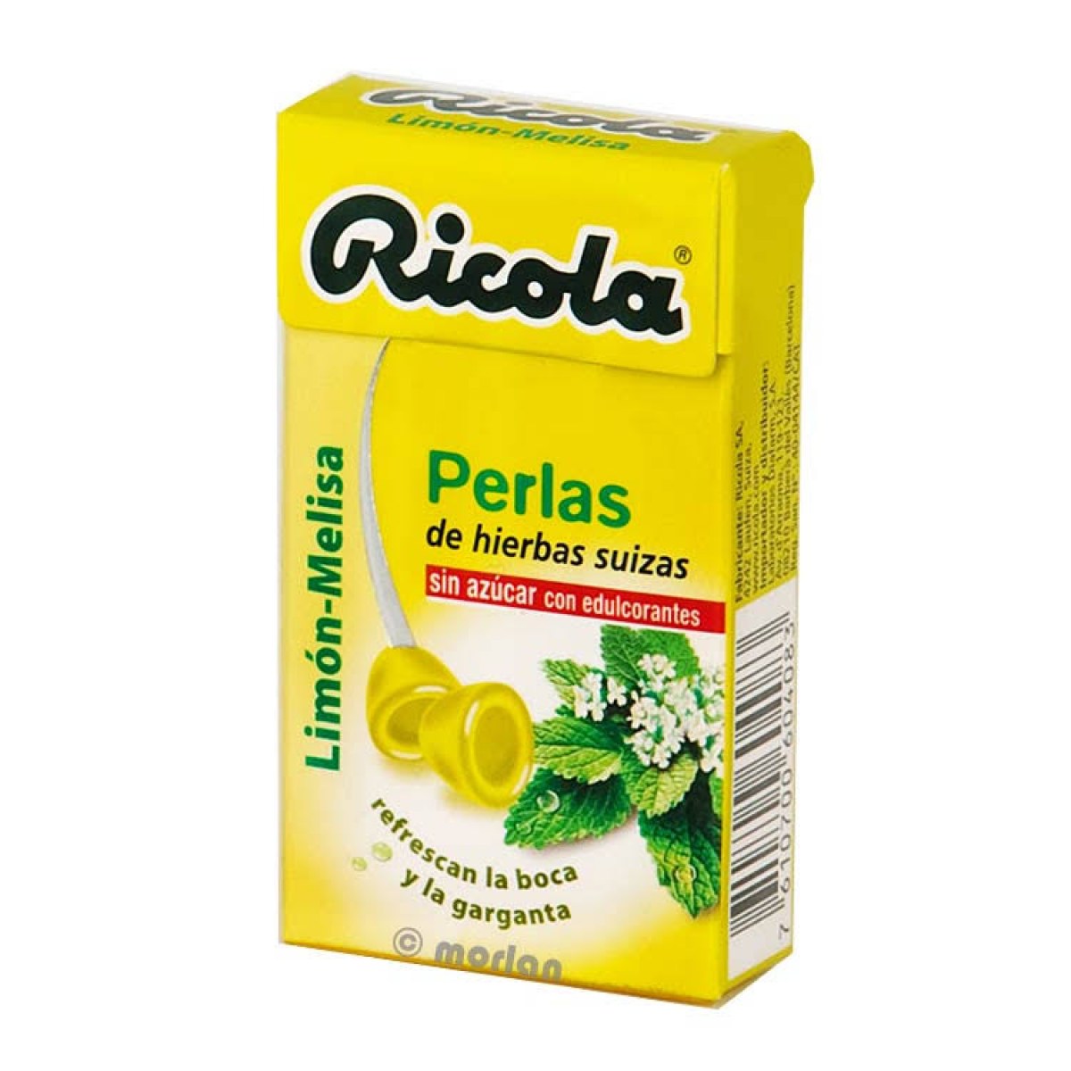 ricola perlas limon melisa 25g