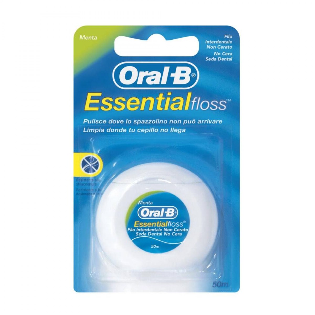 seda dental oral b essential floss con cera menta
