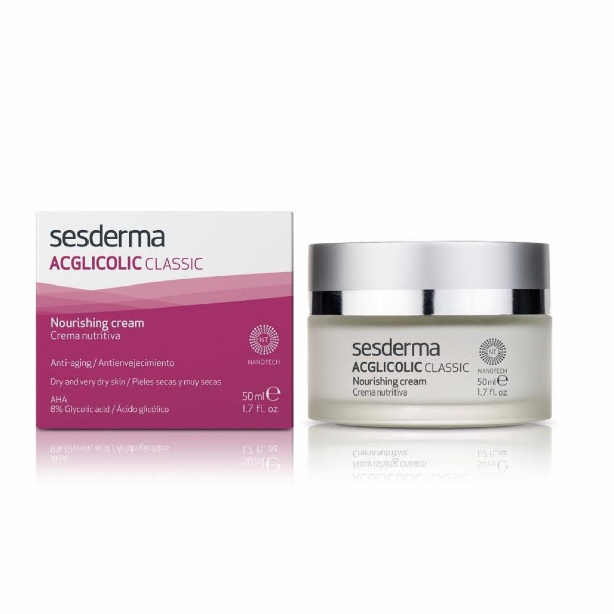 sesderma acglicolic classic crema nutritiva 50 ml