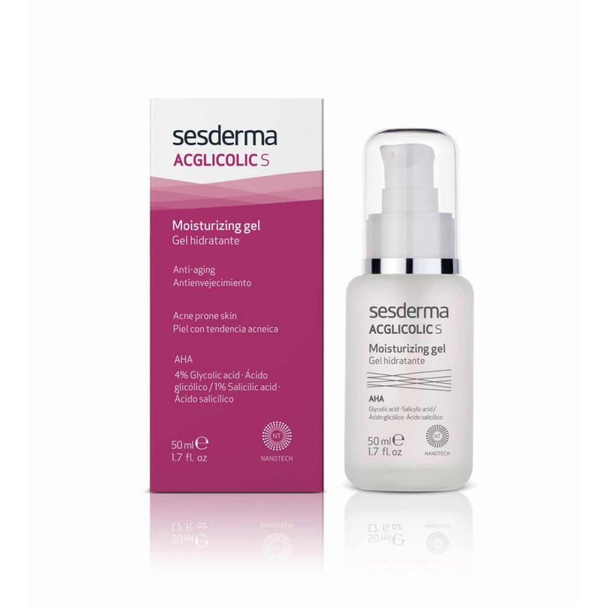 sesderma acglicolic s gel hidratante 50 ml
