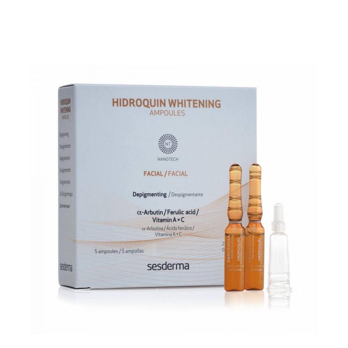 sesderma hidroquin whitening ampoules 5 x 2 ml