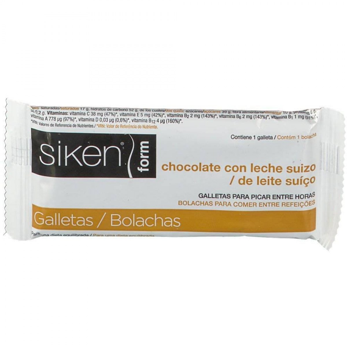 siken form galleta chocolate con leche