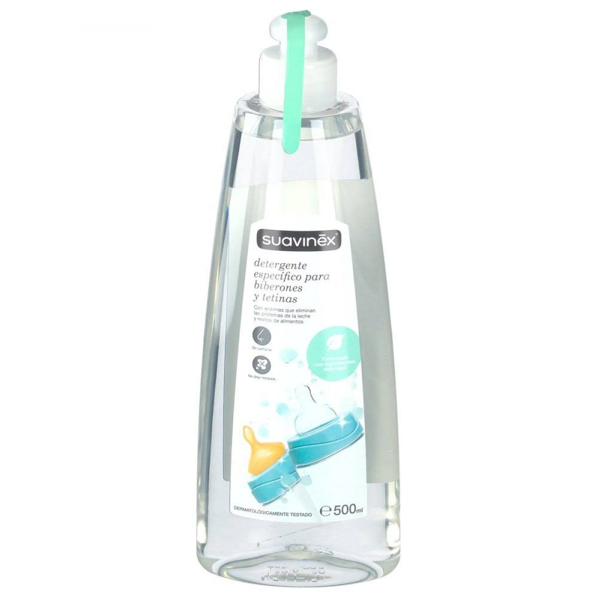suavinex detergente biberones y tetinas 500 ml