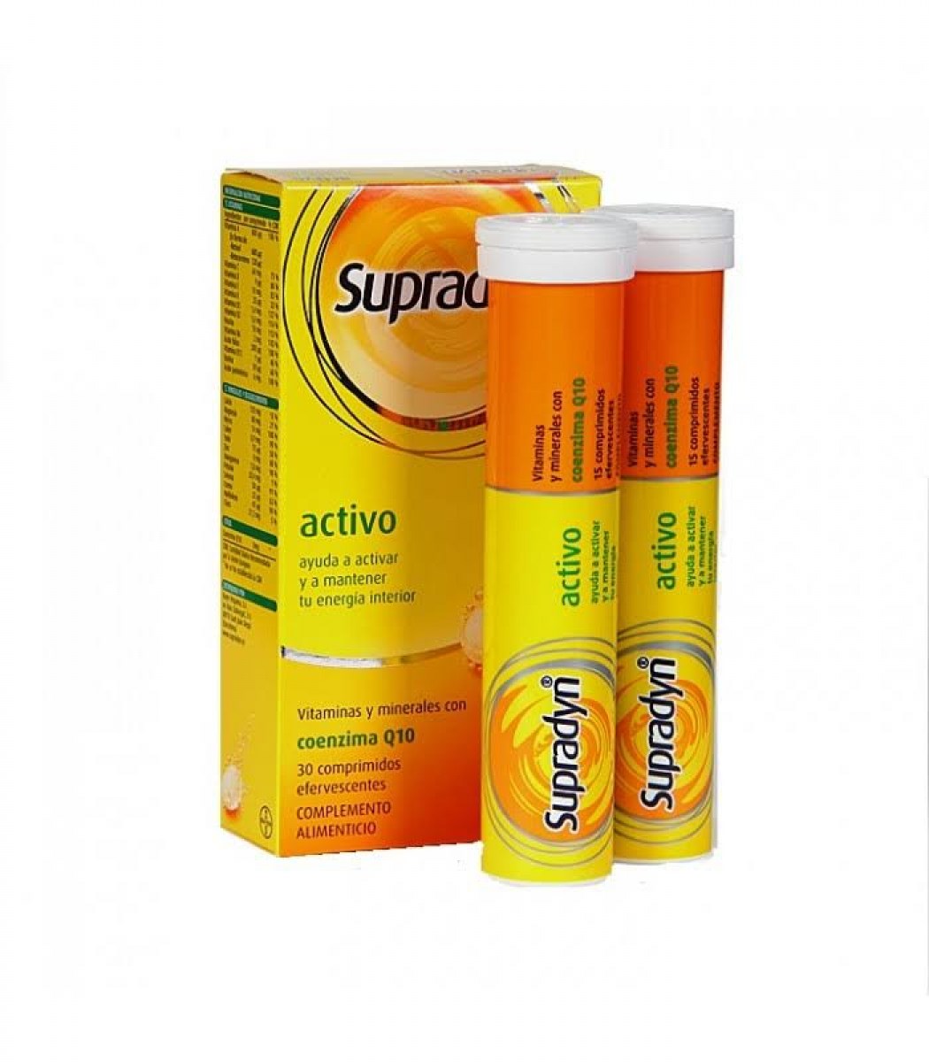 supradyn activo 30 comprimidos efervescentes