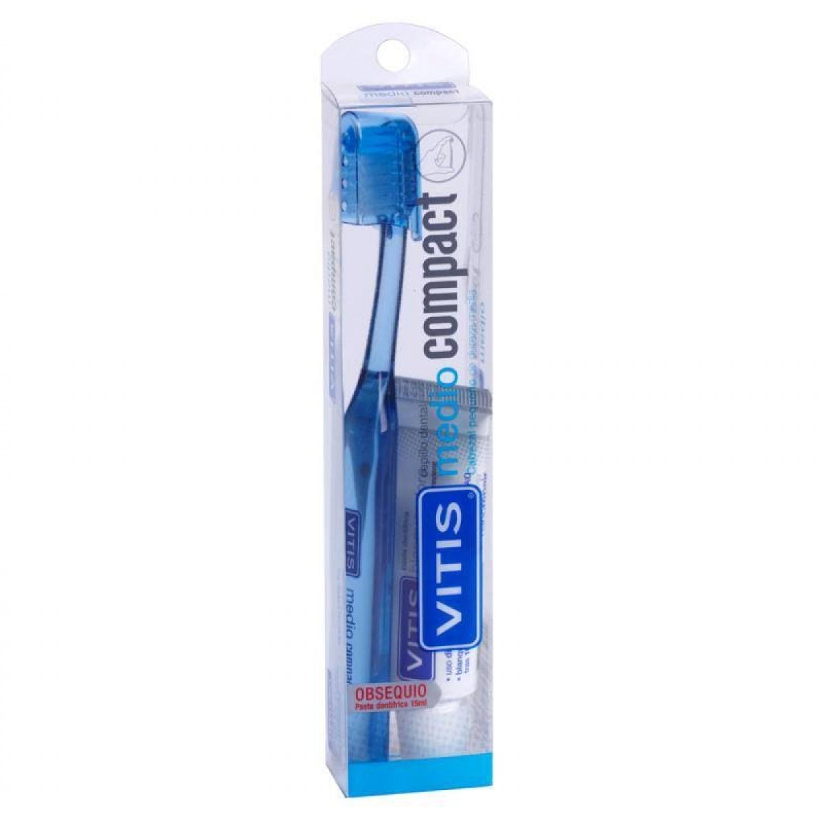 vitis compact cepillo dental medio