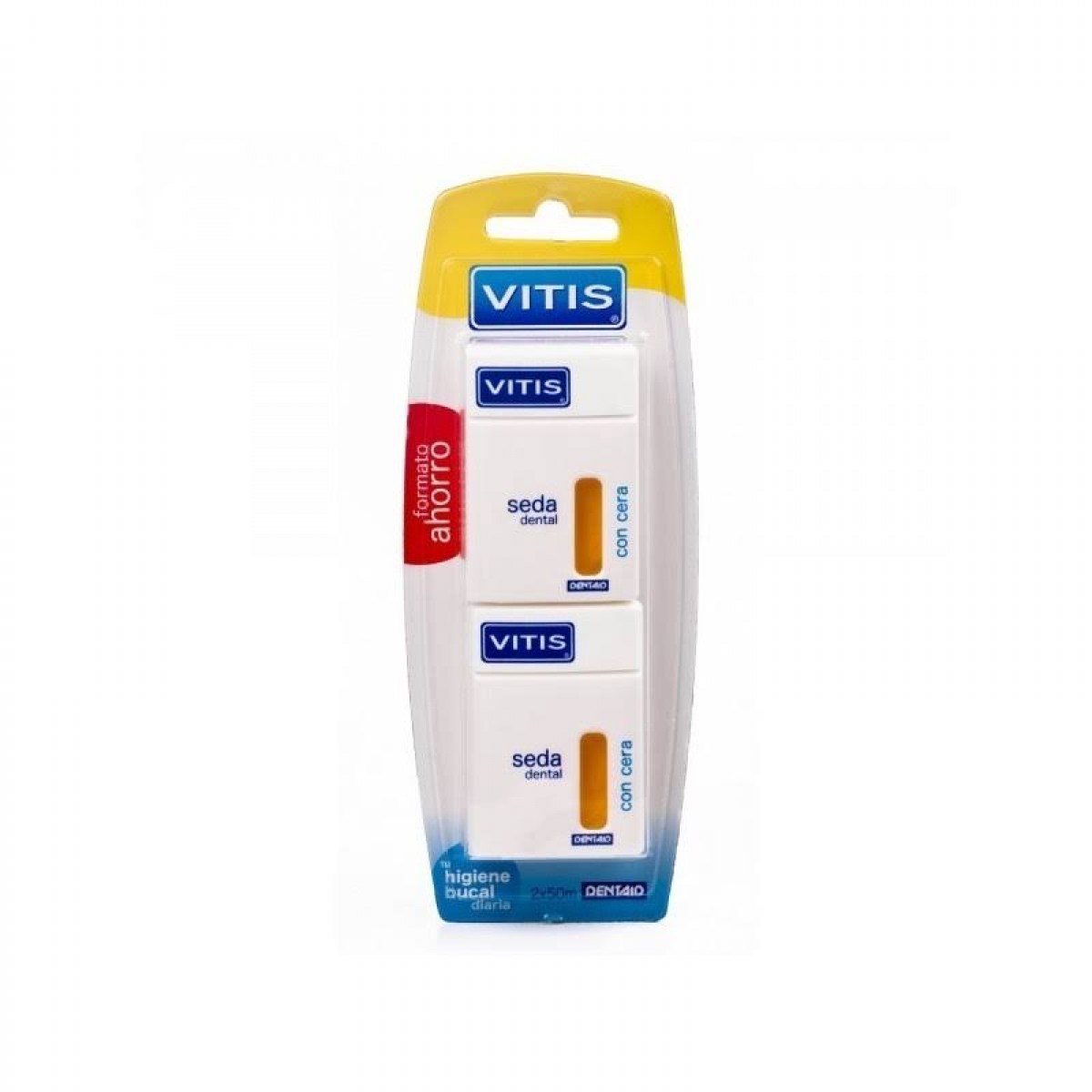 vitis duplo seda dental con cera