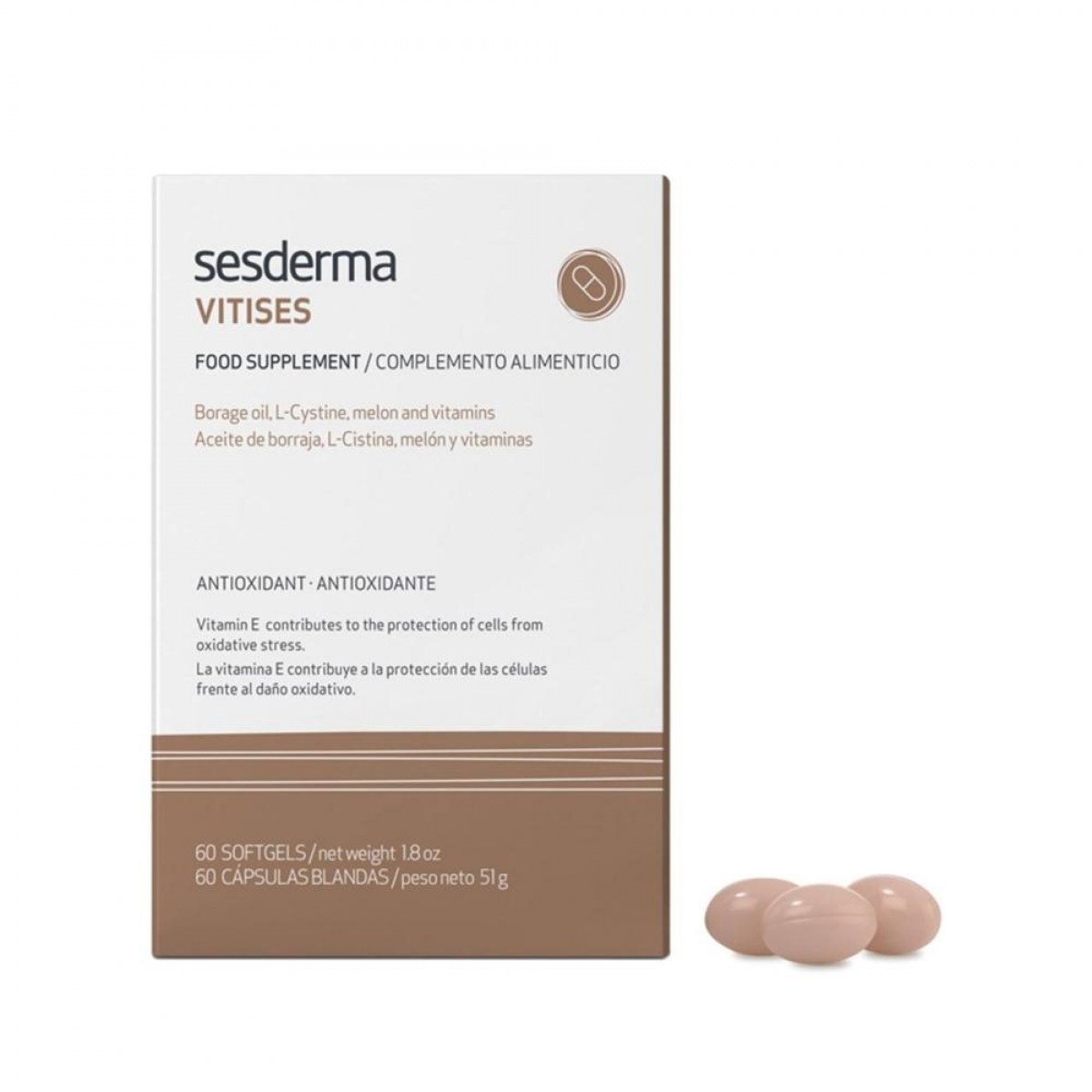 vitises 60 capsulas sesderma